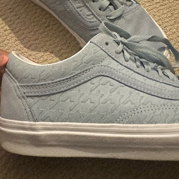 Vans Old Skool Houndstooth Embossed - Winter Sky/True White - Picture 4 of 5